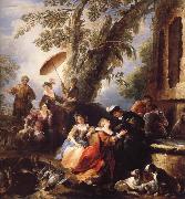 Parrocel, Joseph The Return from the Hunt oil painting